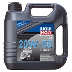 Масло моторное 20W-50 LIQUI MOLI 4Т  "STREET" 4л. минеральное